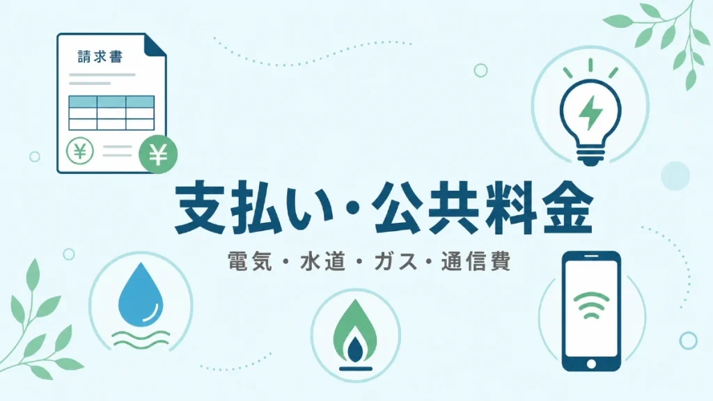 支払い・公共料金 お金検索