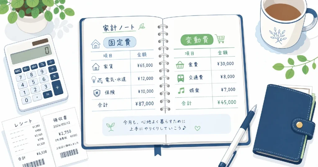 固定費と変動費の違いは？家計管理でどう分ける？