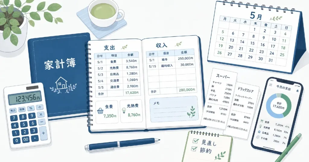家計の赤字が続くときは何から見直す？