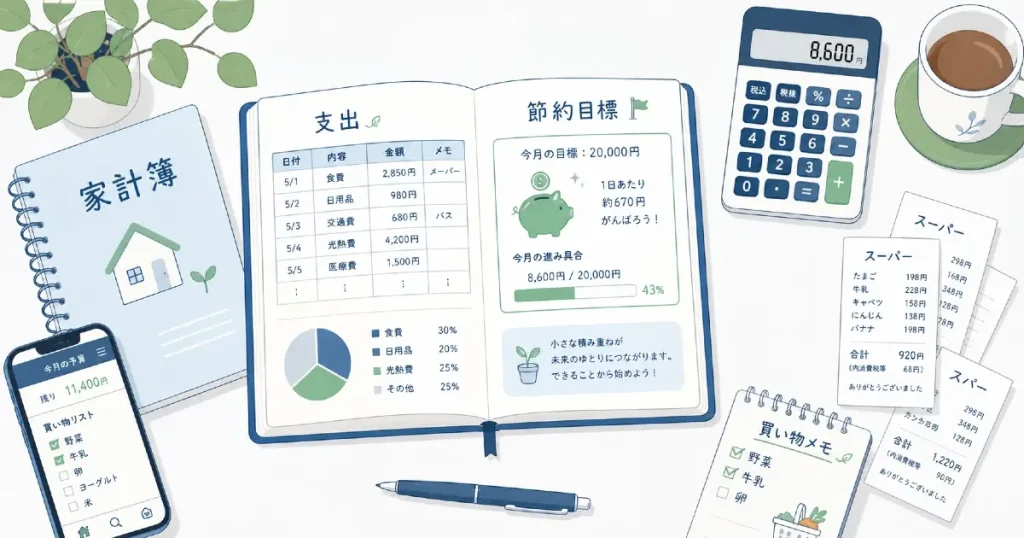 無理なく節約を始めるには何からすればいい？