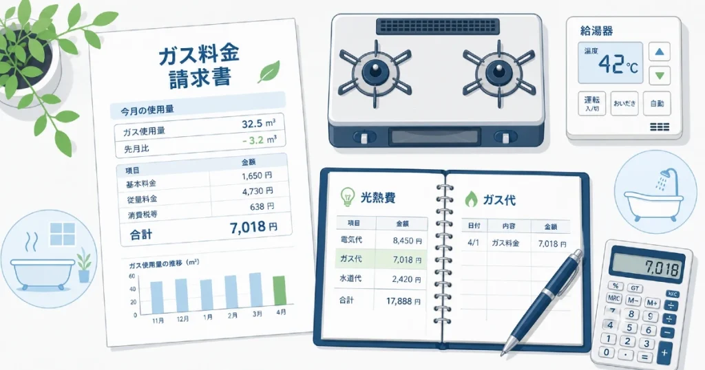 ガス代を見直すには何を確認すればいい？