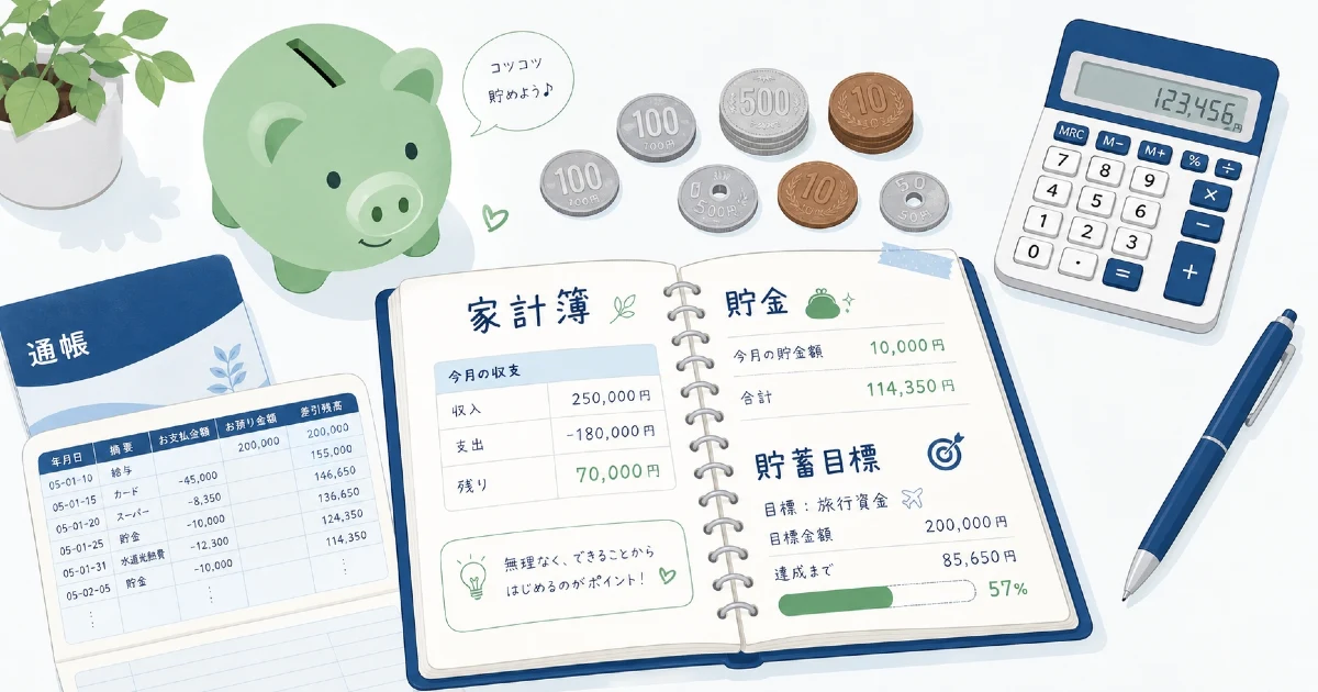 貯金を始めるには何からすればいい？