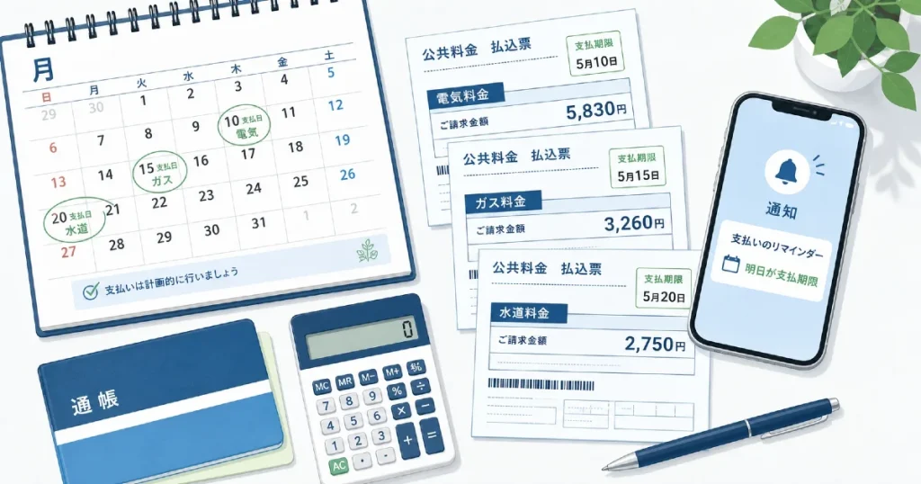 支払いを忘れないためにはどう管理すればいい？