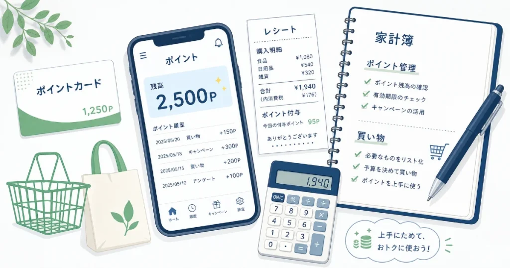 ポイントを貯めるときに注意することは？