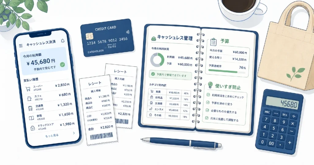 キャッシュレス決済で使いすぎないためには？