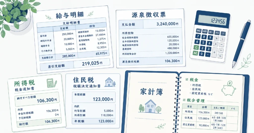 所得税と住民税の違いは？