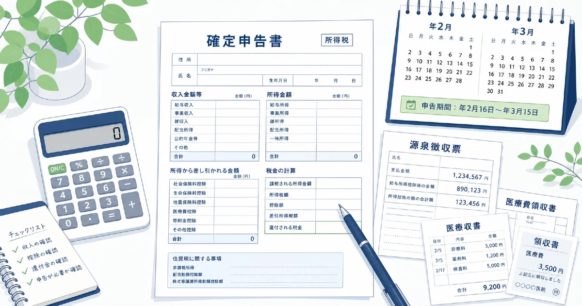 確定申告とは？確定申告が必要になるのはどんなとき？