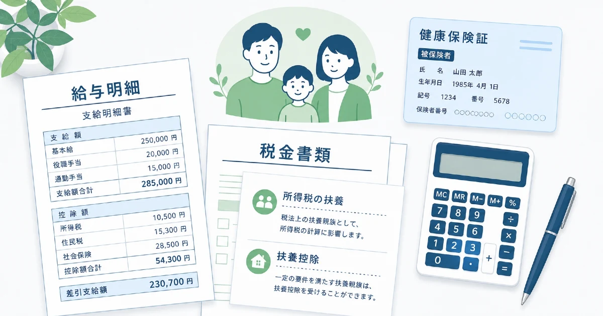 扶養とは？税金や社会保険で意味が違うの？